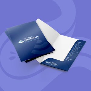 Folder con 2 solapas (Diseño)