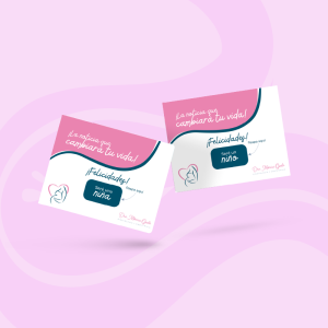 Tarjetas de revelación de sexo (Diseño)